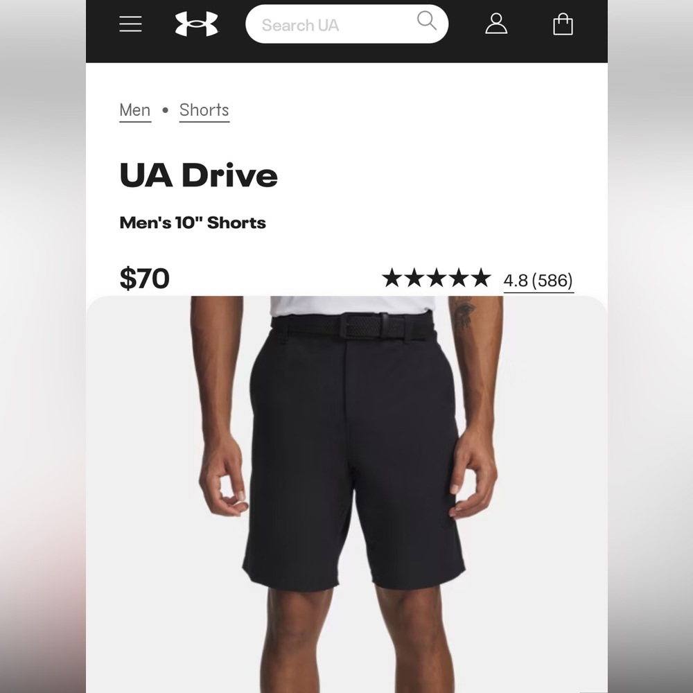 Under Armour shorts size 30 -great condition